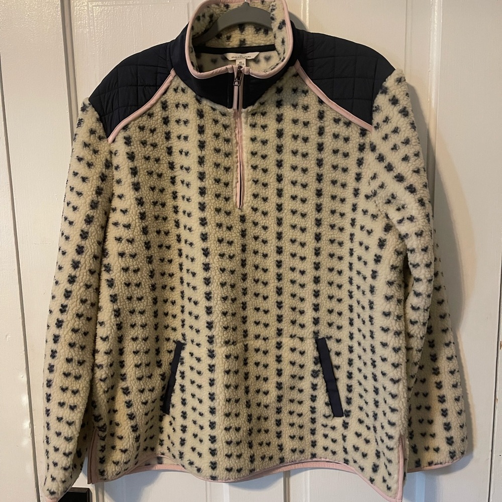 LL Bean NWT Signature 1912 Heritage Fleece 1/4 Zip PulloverTop  Roomy Ladies XL